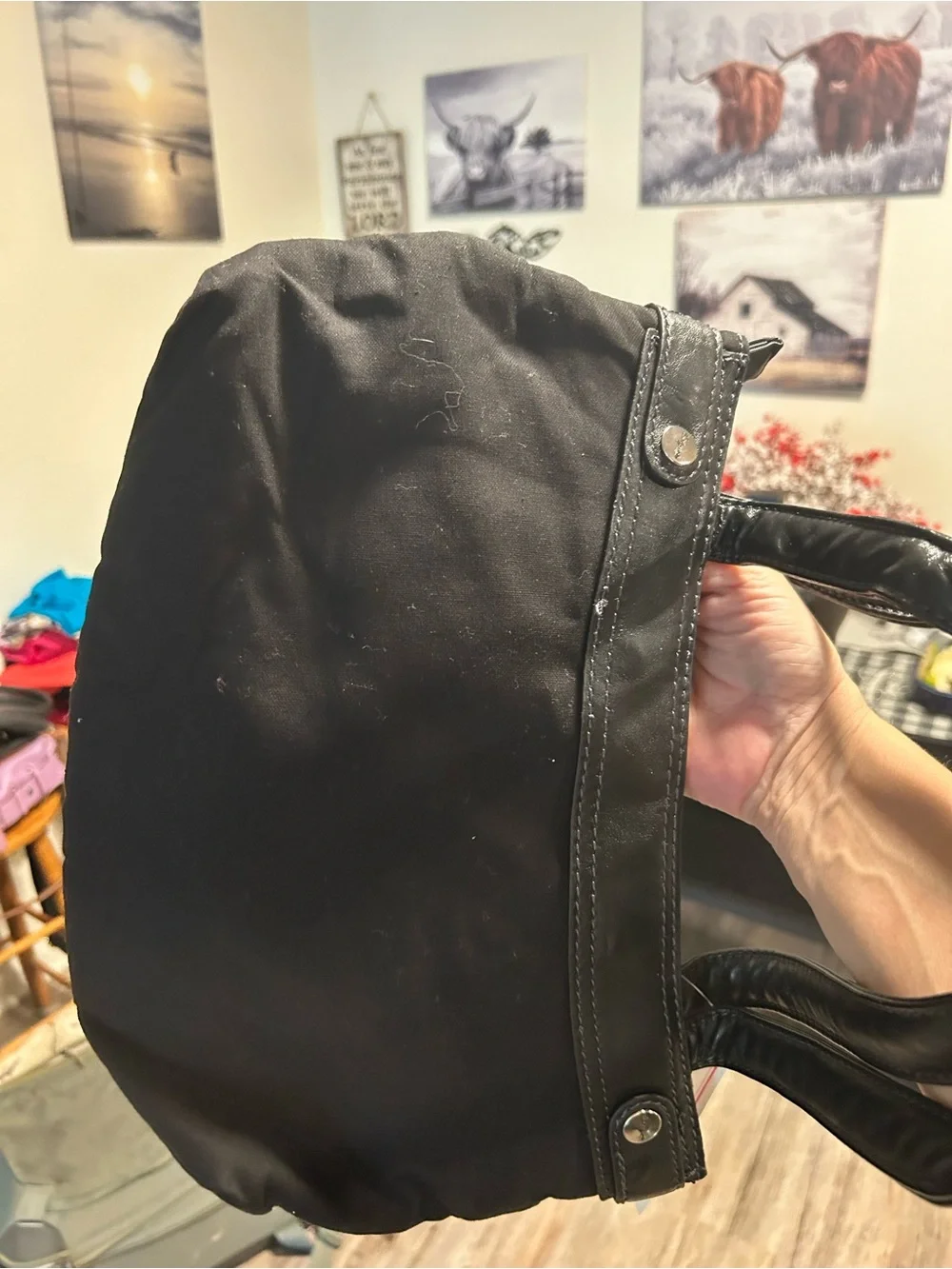 Thirty one NEW Black Women’s Skirt Interchangeable Cloth Shoulder Bag
